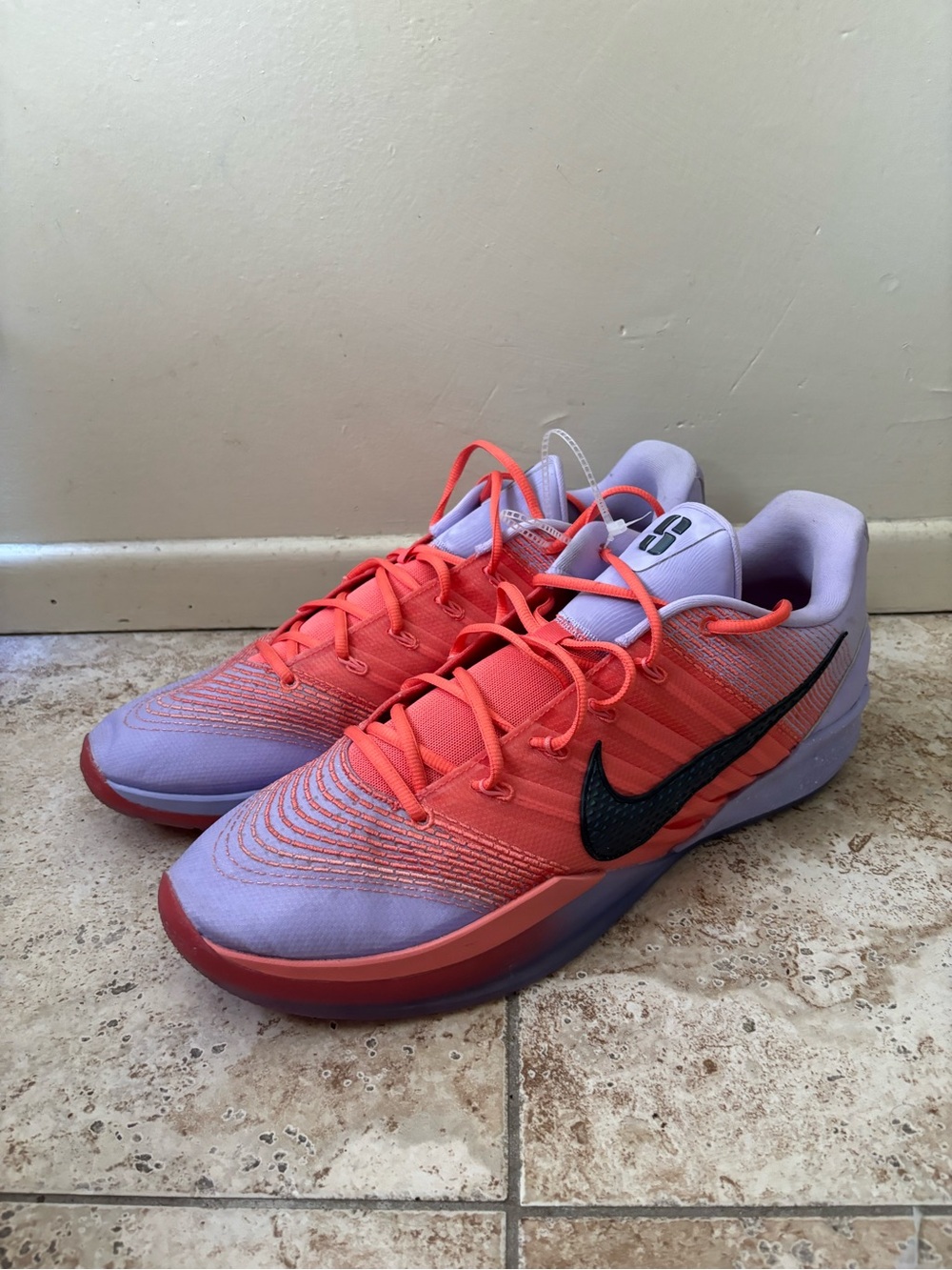 Nike Sabrina 3 'Radiant' Purple Ember Pink HF2881-500 Men's Size 18 Shoes